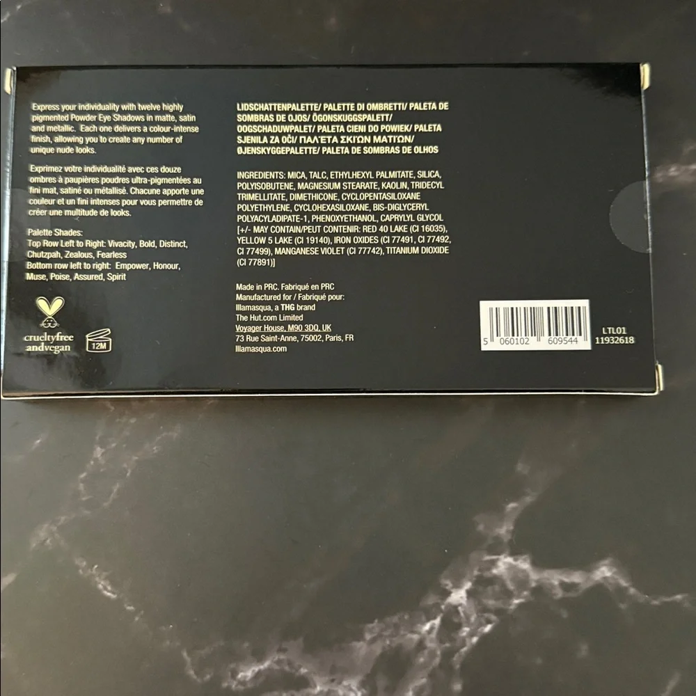 Illamasqua Unveiled Artistry Eye Shadow Palette